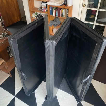 Photo of free 4x8 foot vinyl exercise mat rugs (Ann Arbor near Hillside Terr.) #3