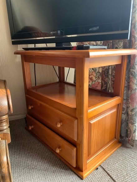 Photo of free Pine tv unit with draws. (Loughton IG10) #1