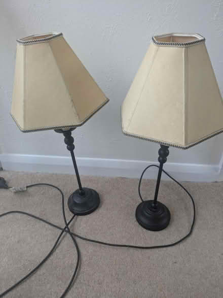 Photo of free Pair of M&S table lamps (Normandy, GU3) #1