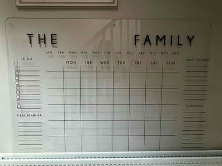 Photo of free Acrylic wall planner (TW2) #1