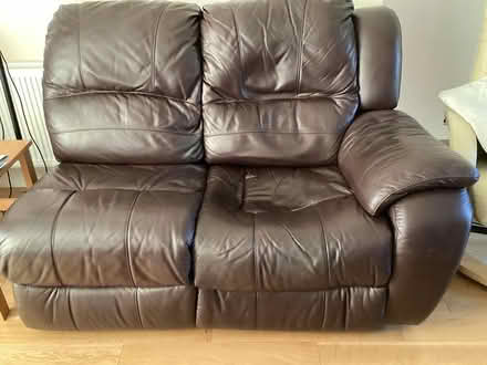 Photo of free L shaped Leather sofa (Rathfarnham) #3