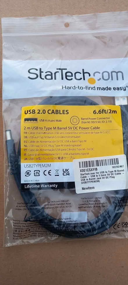 Photo of free USB cable (Shorton TQ3) #1