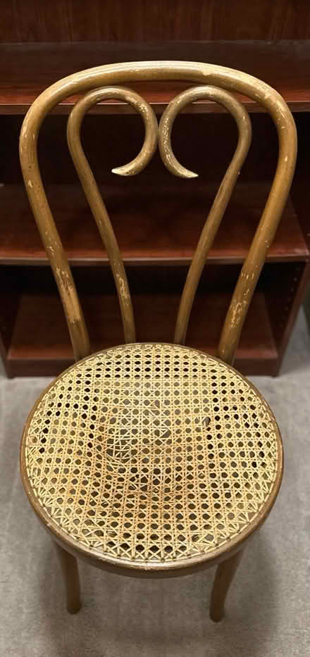 Photo of free Bentwood Caned Bistro Chair (West San Jose 95128) #2