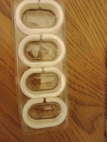 Photo of free Shower curtain hooks (Three Bridges RH10) #1