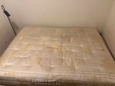 Photo of free Double bed with mattress (Blue Bridge MK13) #1