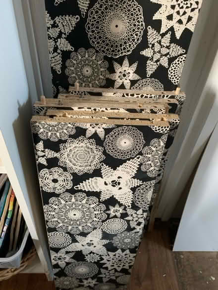 Photo of free Black & White Patterned Bookcase (Pleasley, Mansfield NG19) #2