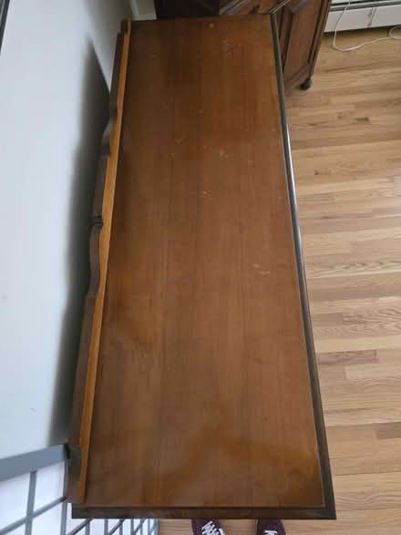 Photo of free Wood credenza with 3 drawers (Glastonbury) #2