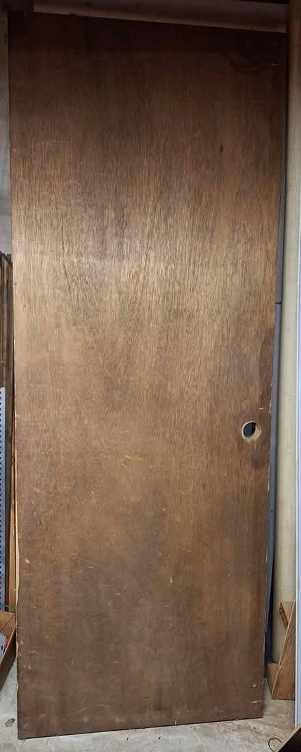 Photo of free Old Solid Door (New Fairfield, CT) #1