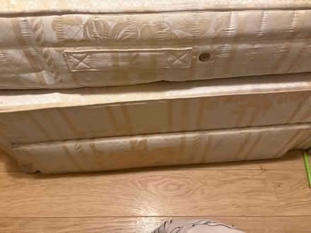 Photo of free Double bed with mattress (Blue Bridge MK13) #2