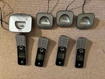 Photo of free Four phones with base station (Heale TA10) #1