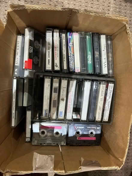 Photo of free 100 audio cassettes (Bare LA4) #1