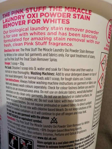 Photo of free Stain remover 1kg pot (Govanhill, G42) #2