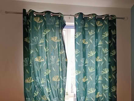 Photo of free Dunelm curtains, plus rail and fixings if (Streatham Hill SW2) #1