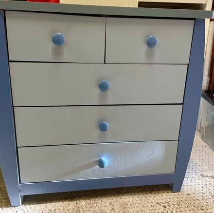 Photo of free Blue Chest of drawers (Crawley RH10) #1