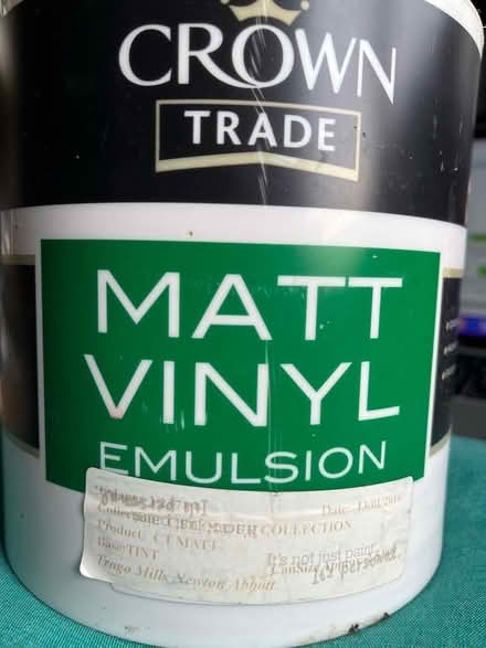 Photo of free Vinyl Matt emulsion (Glastonbury BA6) #2