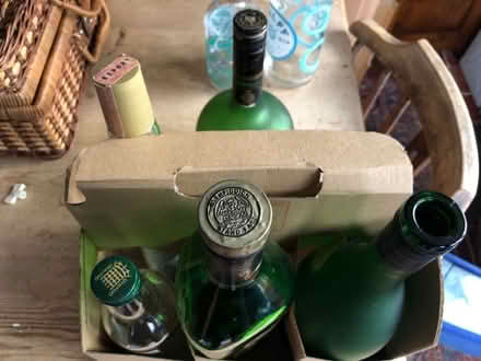 Photo of free Vintage brandy / whiskey bottles - candleholders? (Hastings TN35) #4