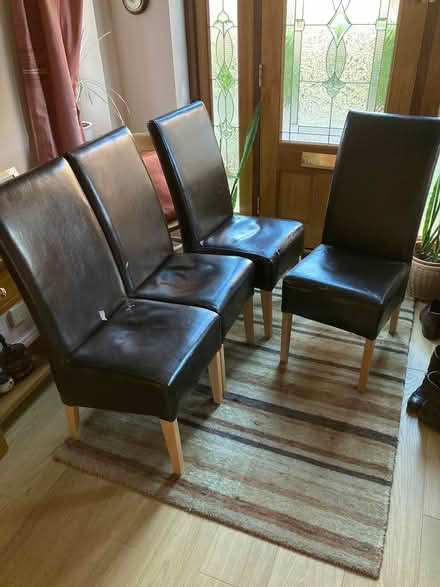 Photo of free 3 dining chairs (Copford Colchester CO6) #1