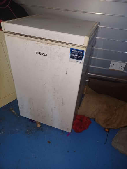 Photo of free Desk, end table and freezer (Cavan) #3