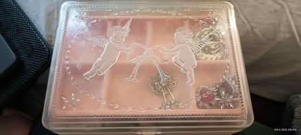 Photo of free Jewelry/sewing box 1950s pink (Knoxville) #1