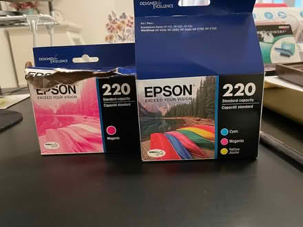 Photo of free Epson 220 colored ink (Montebello in Sterling) #1