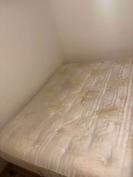 Photo of free Double bed with mattress (Blue Bridge MK13) #4