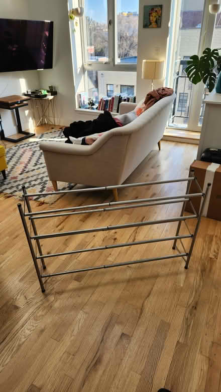 Photo of free Adjustable shoe rack (East Williamsburg) #2