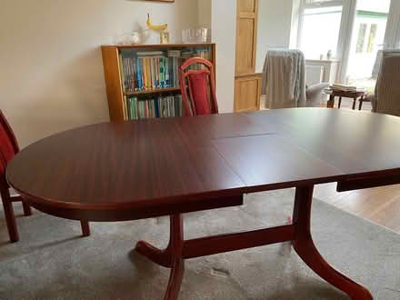 Photo of free Mahogany extendable table (Hockley SS5) #1