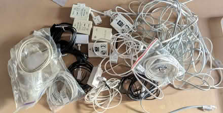 Photo of free Telephone/modem cables and adaptors (Chalkwell SS9) #1