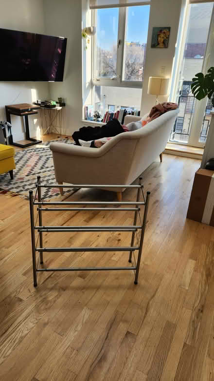 Photo of free Adjustable shoe rack (East Williamsburg) #1