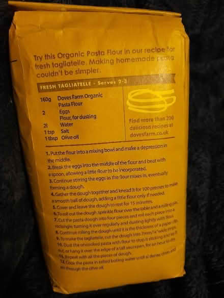 Photo of free Dove's Pasta Flour (Colwick NG4) #2