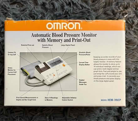 Photo of free Omron Automatic BP Monitor (Royersford) #2