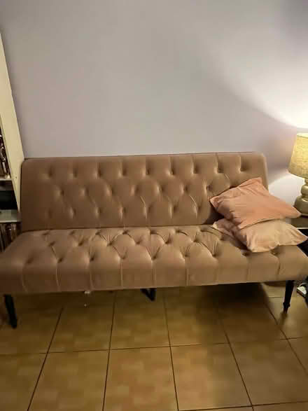 Photo of free Pink futon (SE18 5QG) #1