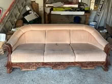 Photo of free Handcarved Sofa (Ithaca west hill) #1