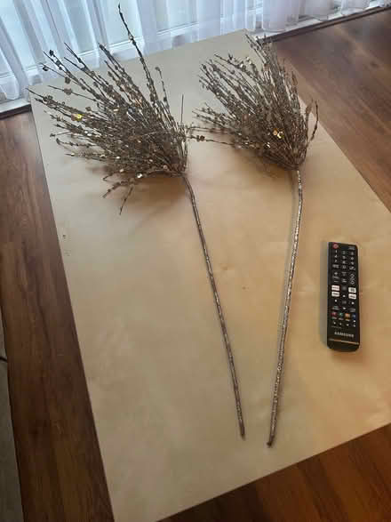 Photo of free Decorative gold sequin branches (Abbey Wood SE2) #2