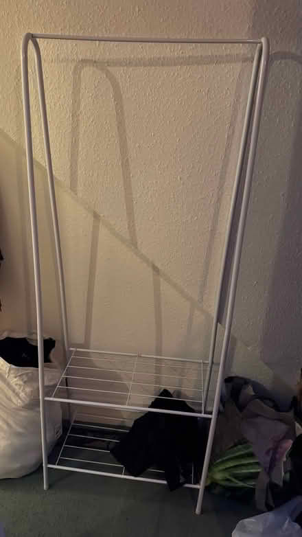 Photo of free White Small clothes rail (Haringey N15 3) #1