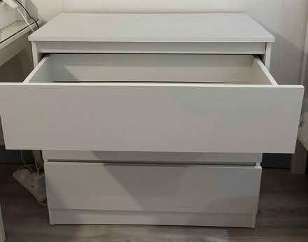 Photo of free Set of white drawers (Moss Side PR26) #2