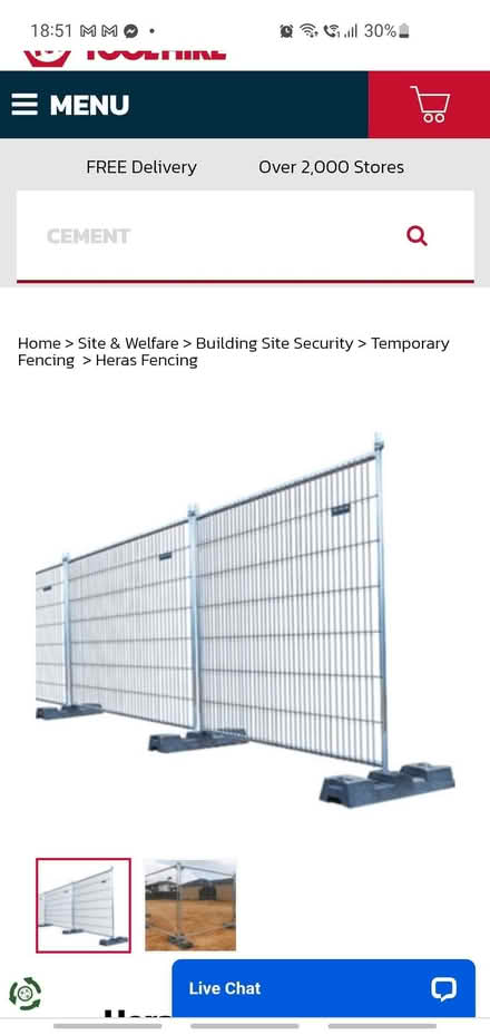 Photo of Heras fencing (Fox Hollies B27) #1