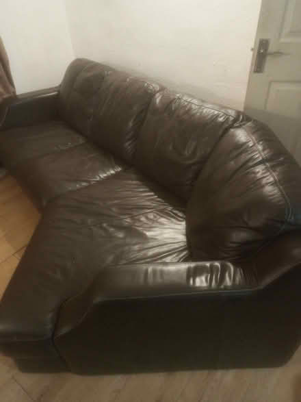 Photo of free Leather Conner sofa (Goldthorn Hill WV3) #2