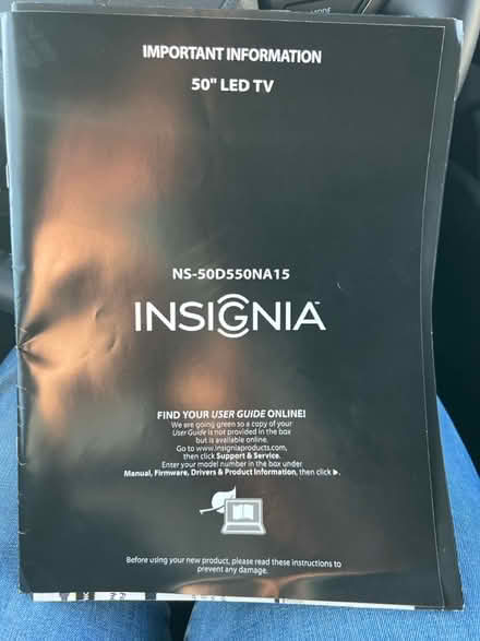 Photo of free Insignia 50" TV (Stratford landing) #2