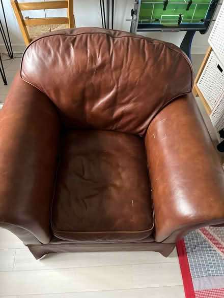 Photo of free Leather armchair (Addingham LS29) #1