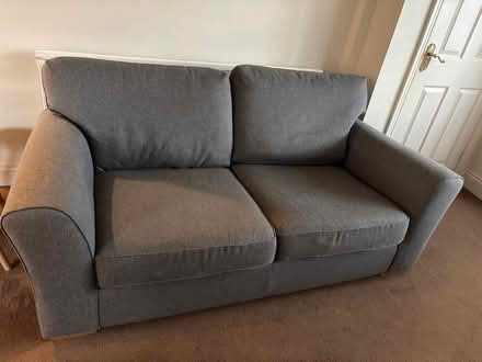 Photo of free two seater sofa (Barton u Needwood DE13) #1