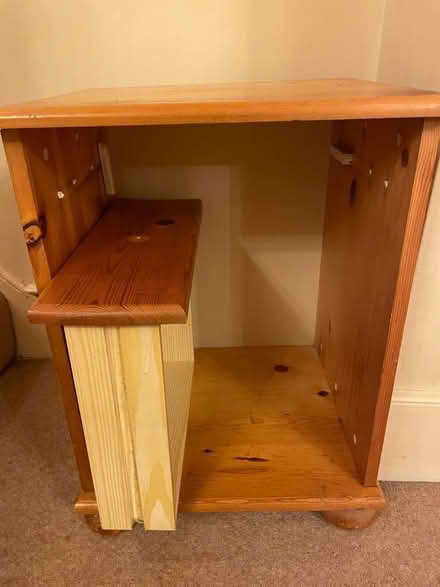 Photo of free Pine Bedside Table (DA1) #2