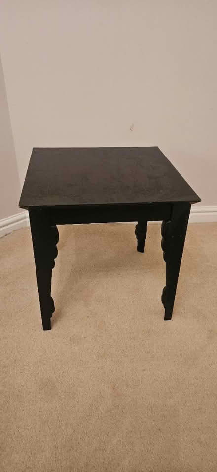 Photo of free Ikea black square side table (Southwater) #1