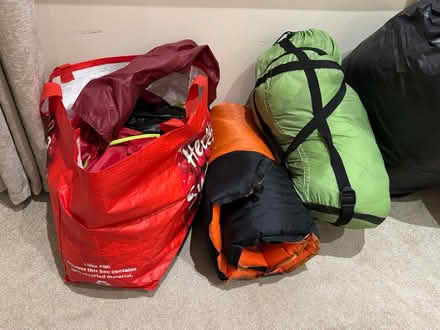 Photo of free Sleeping bags, inflatable matress (Basingstoke RG27) #1