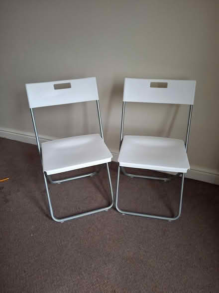 Photo of free IKEA foldable chairs (Hyson green NG7 6) #1