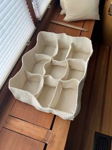 Photo of free IKEA crocheted drawer/bin organizer (West Berkeley) #2