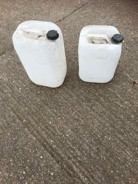 Photo of free Large plastic water containers. (Woodton NR35) #1