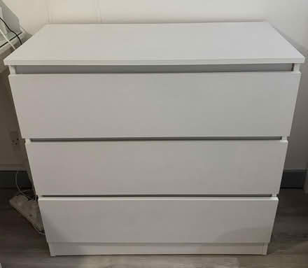 Photo of free Set of white drawers (Moss Side PR26) #1