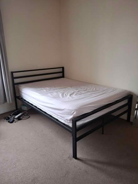 Photo of free Double Mattress and bed frame (Hyson green NG7 6) #1