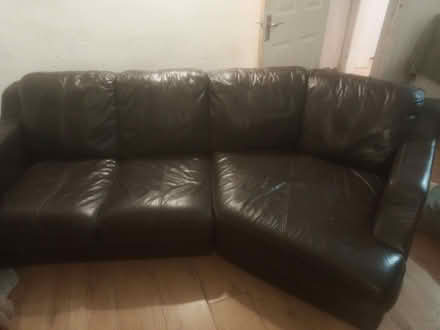 Photo of free Leather Conner sofa (Goldthorn Hill WV3) #1